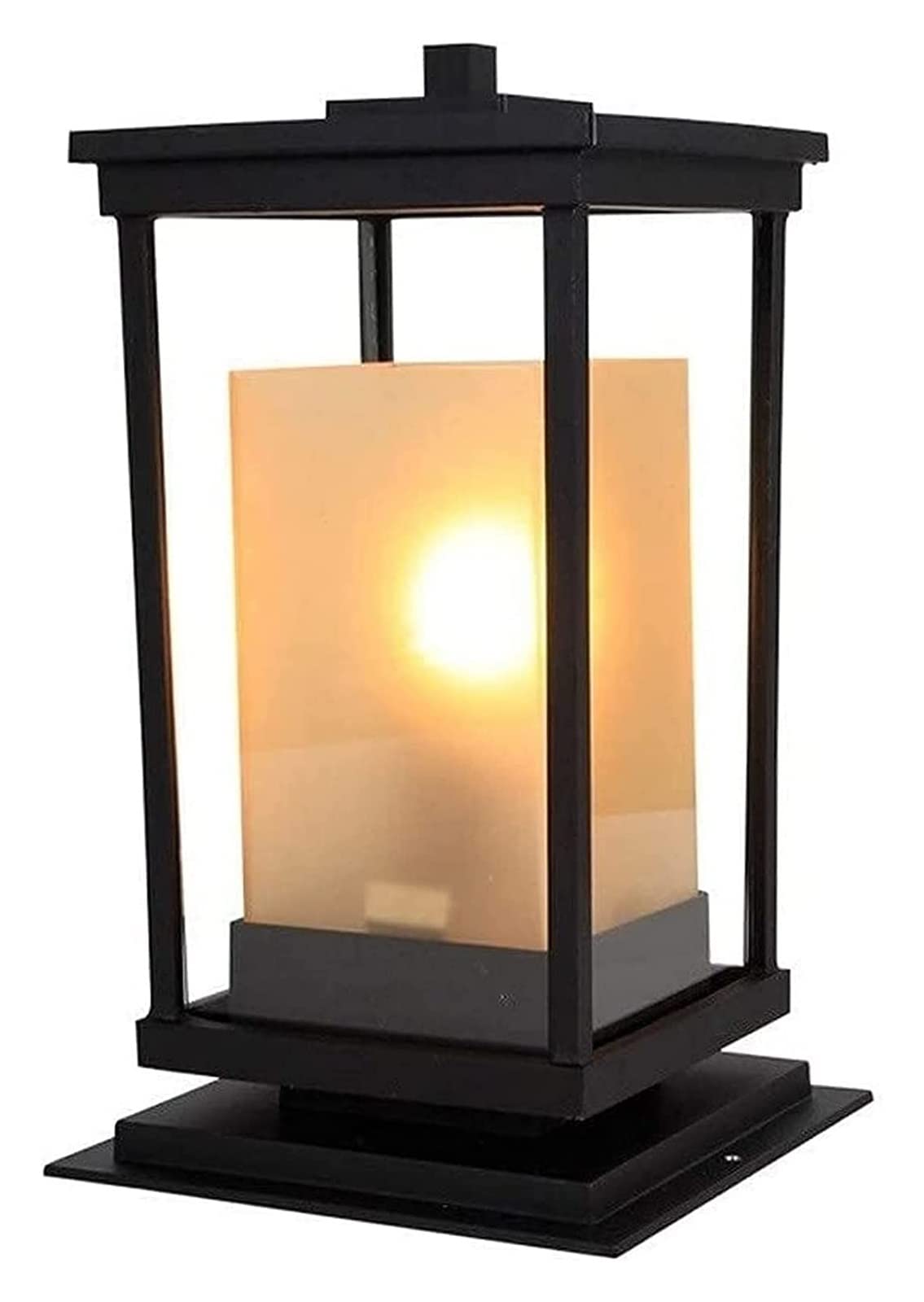 Lampione luminoso da cortile Lampada da palo in lega di alluminio Lampada da esterno impermeabile antiruggine Lampada da giardino moderna Decorazione per piscina Lanterna stradale Lampione stradale