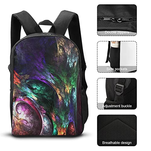 Sac à dos d'école solide grand cartable durable 17 pouces