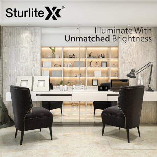 Image of Sturlite Zephyr 10W LED Cabinet Light| 6K Cool White Color Temperature| Sleek Aluminium Built & 600 mm Long Body| Energy Efficient Linear LED Light for Kitchen, Study, Wardrobe - Pack of 2