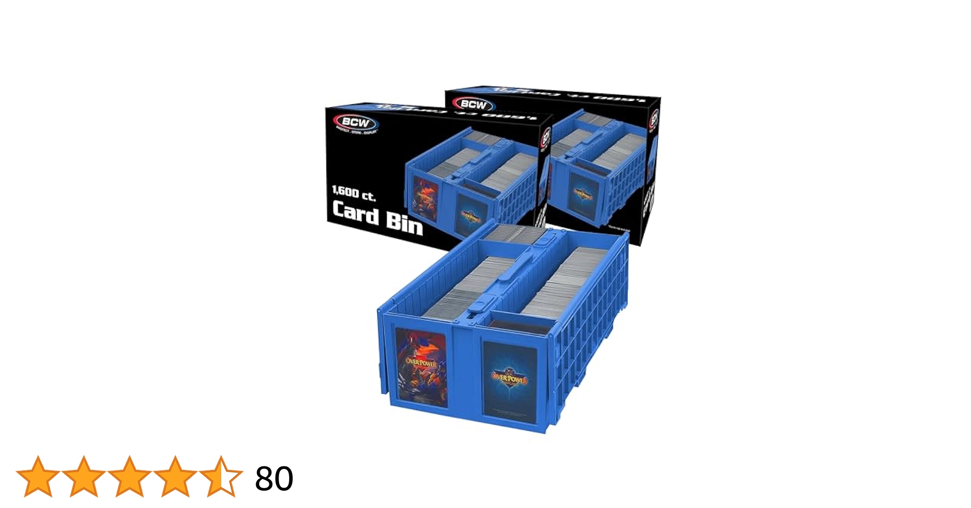 Playing Card Storage Box BCW COLLECTIBLE CARD BIN 1,600