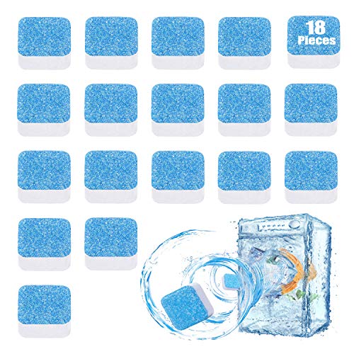 Solid Washing Machine Cleaner, Effervescent Tablet Washer Cleaner, High Efficiency Washer Decontamination Cleaning