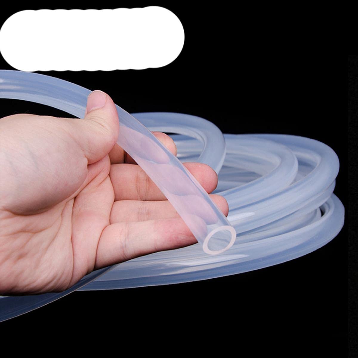 TOP-VIGOR Tubo Silicone Alimentare 25x31mm | 1 Metro Per Acqua, Aria, Trasferimenti | Resistente -60&deg;C/+240&deg;C | Senza BPA