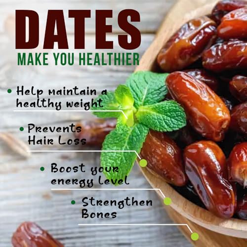 Image of Al Barakah Arabian Dates 800g (400gram Pack Of 2) | Authentic Khalas Dates | Naturally Sweet & Delicious | Healthy Snack | Perfect for Gifting & Recipes