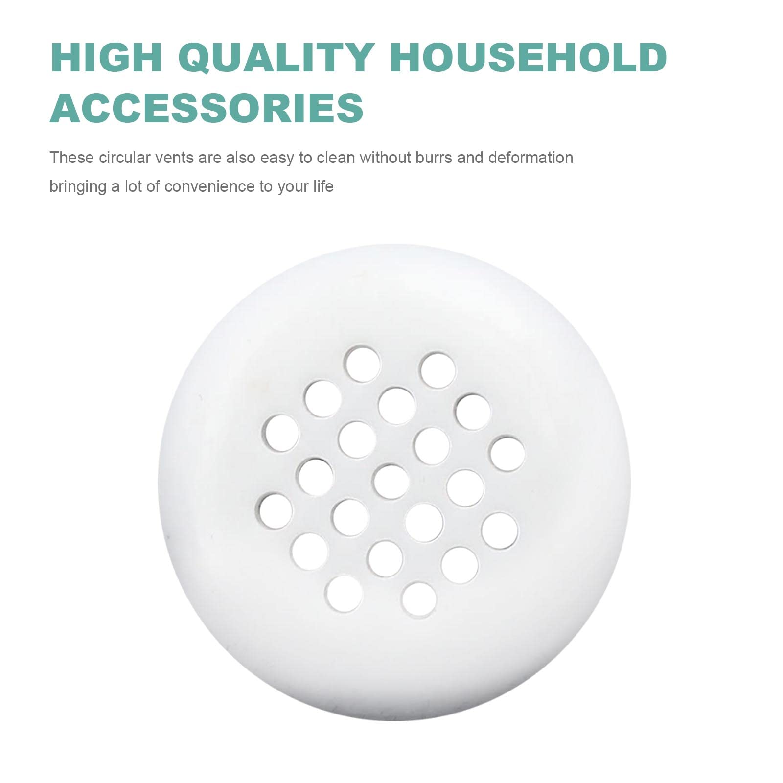 AWAVM 20PCS Soffit Vents, Mesh Vent Covers for Shoe Cabinets 30mm Round Plastic Vent Holes, Air Vent Holes - Image 4