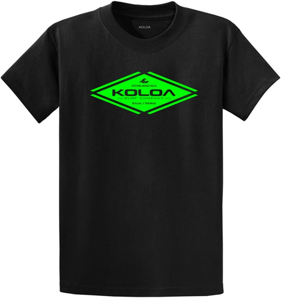Koloa Diamond #107 Logo Cotton T-Shirts in Regular, Big and Tall Sizes