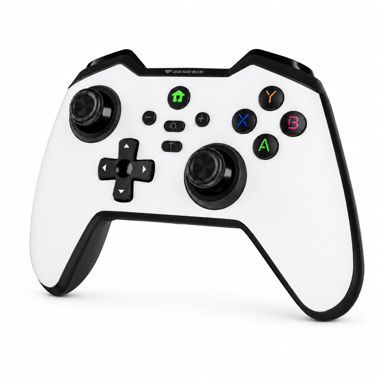 Gamepad Genesis Mangan 400 mando inalámbrico PC Switch móvil bluetooth blanco 8