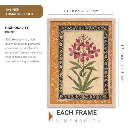 Image of kotart Indian Traditional Art Wall Painting Home Decoration With Frame For Living Room Bed Room Hotel Wall Decor Digital Reprint Engineered Wood (19x25 inch)