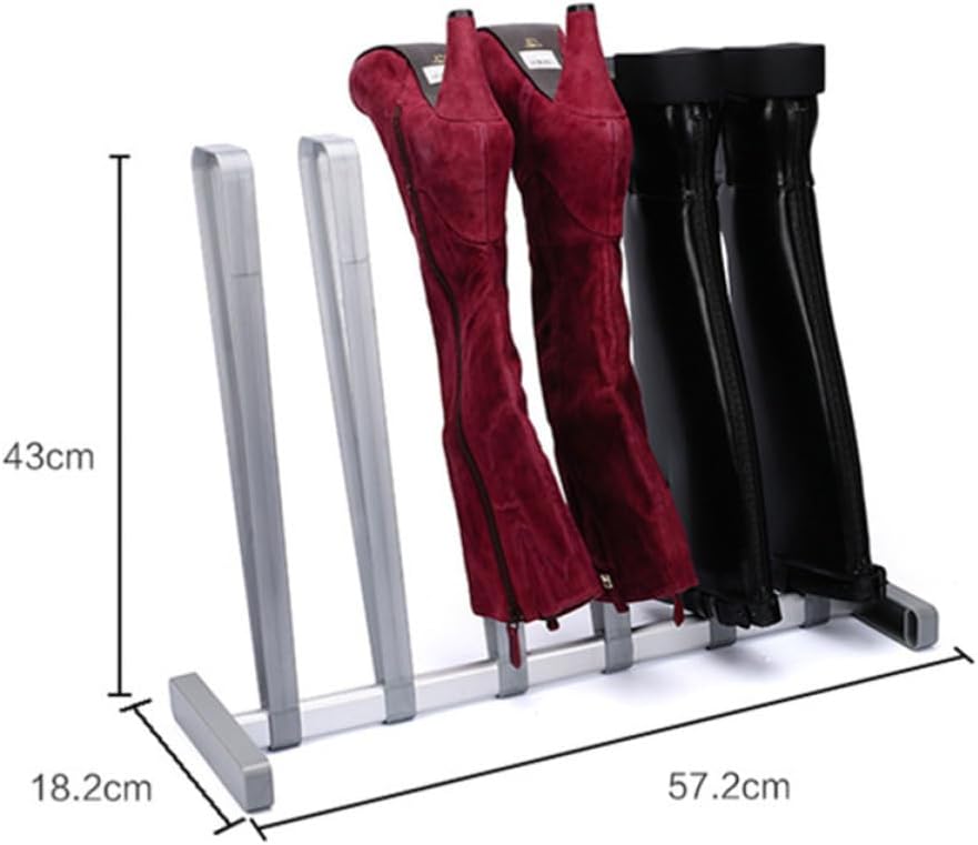 Adjustable Shoe Tree Support Frame Silver for Shoes and Boots