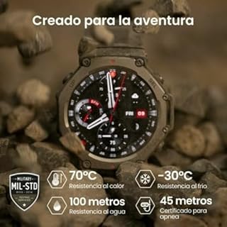 Amazfit T-Rex 3 Outdoor Smartwatch 48mm Écran AMOLED, Cartes et Navigation Hors Ligne, GPS Double Bande à 6 Systèmes Satellites, Autonomie de 27 Jours, Paiement NFC, 170 Modes Sportifs pour Aventure
