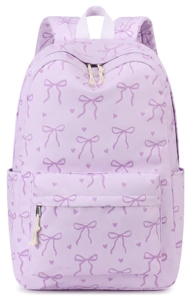 Image of LOIDOU Backpack for Girls School Backpacks Bookbags for Elementary Middle School Women Laptop Backpacks (purple-1, L-17)