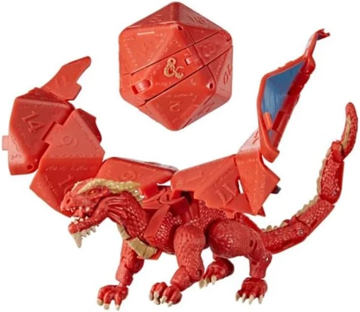 Miniatura 4 de Paquete de Dicelings de Dicelings de Dungeons and Dragons Honor Among Thieves (4 artículos) Dragón rojo, dragón negro, observador azul, espectador
