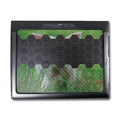 Image of MightySkins Carbon Fiber Skin Compatible with Alienware M18 R1 (2023) Full Wrap Kit - Piglet | Protective, Durable Textured Carbon Fiber Finish | Easy to Apply & Change Styles | Made in The USA
