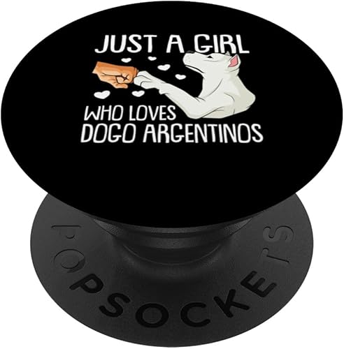Córdoba dog dog mom Dogo Argentino PopSockets Swappable PopGrip