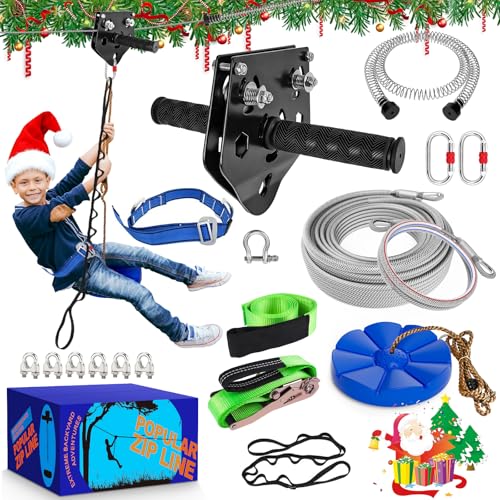 X XBEN Zip line Kit for Kids and Adults Outdoor: