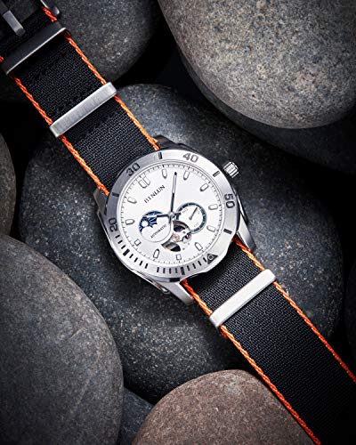 Image of BINLUN Nylon Watch Band Thick G10 Premium Ballistic Nylon Multicolor Replacement Watch Straps with Silver /Black Stainless Steel Buckle for Men Women 18mm 20mm 22mm 24mm
