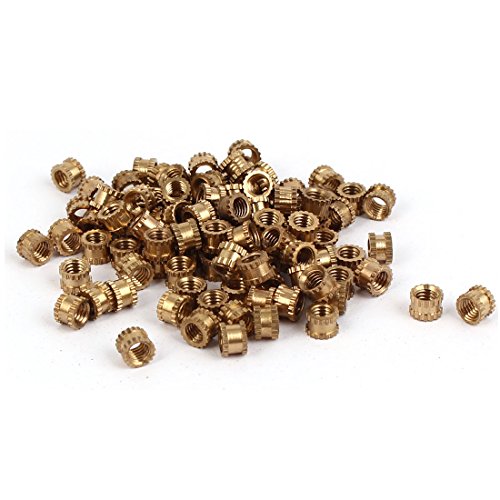 OCR M2 M3 M4 M5 Female Thread Knurled Nuts 330PCS Brass Threaded Insert