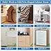 Cabinet Hardware Jig, King&Charles Cabinet Handle Jig with Automatic Center Punch, Avoid Jitter Caused by Direct Drilling. Use for Handles and Pulls on Drawers/Doors, Perfect Set.