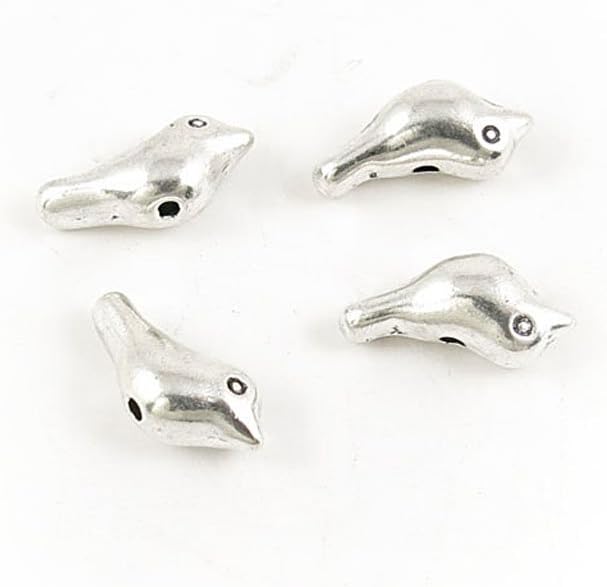 240 Pieces Wholesale Supplies Ancient Silver Fashion Jewelry Making Charms Findings W-A1421 Bird Pendant Craft DIY Vintage Alloys Necklace Bulk Supply Accessoires