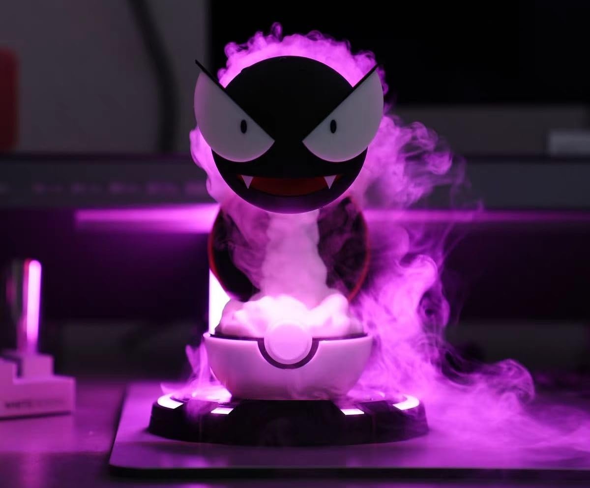 Halloween Elf Humidifier & Aromatherapy Diffuser – 30ml Quiet Air Hydration for Bedroom, Desktop Decor with Spooky Night Light, Halloween Elf for Adults