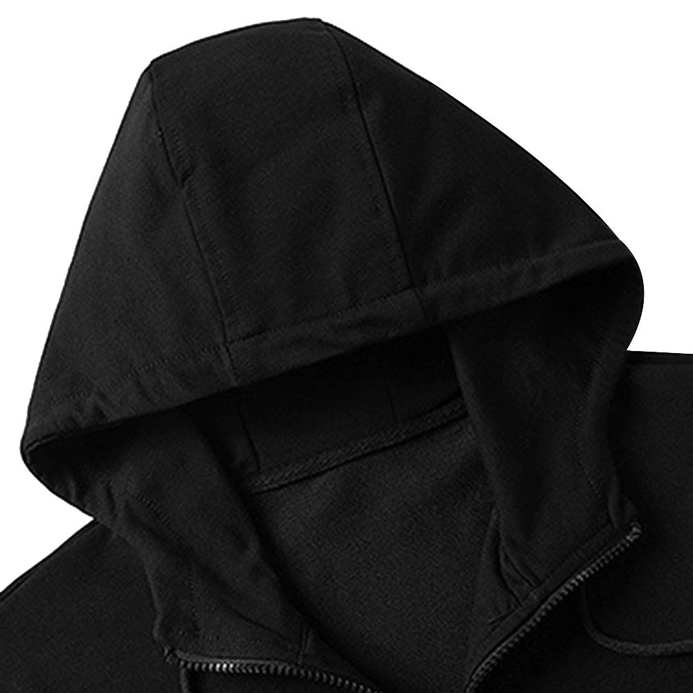 amropi Tuta Uomo Felpa con Cappuccio e Lunghe Pantaloni Tute da Ginnastica Full Zip Sportiva