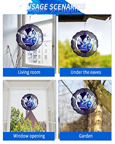 Wind Spinners For Yard And Garden Sports Theme Modern Athlete Competitive Bowling Ball Game 3D Hanging Wind Spinner Stainless Steel Outdoor Wind Mill Lawn Wind Sculptures Metal Wind Catchers 10" #TOP4