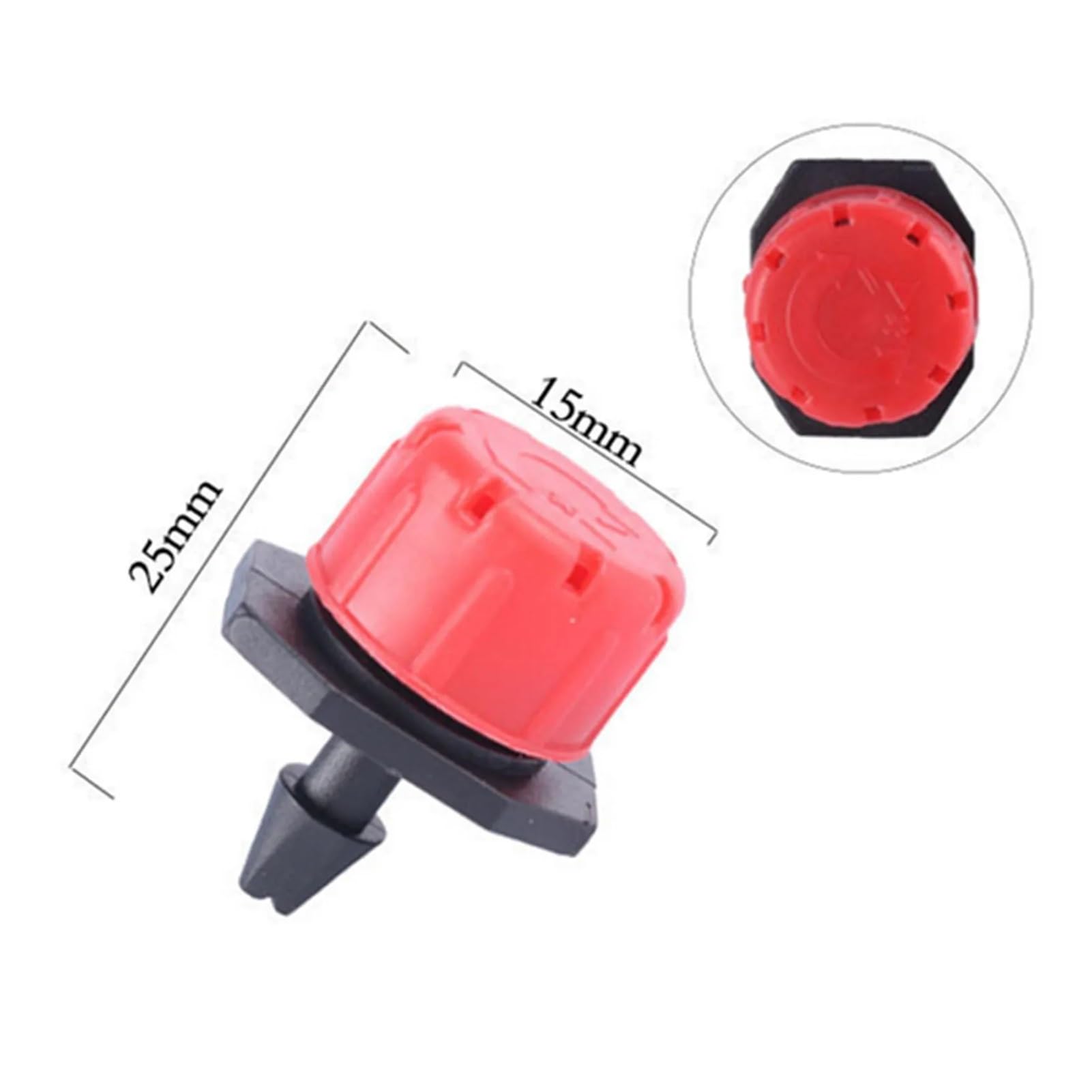 Sistema di irrigazione per Giardino 100 Pezzi irrigatori a Goccia for irrigazione da Giardino Micro emettitore d'Acqua gocciolatore Testa di gocciolamento Sprinkler da Giardino