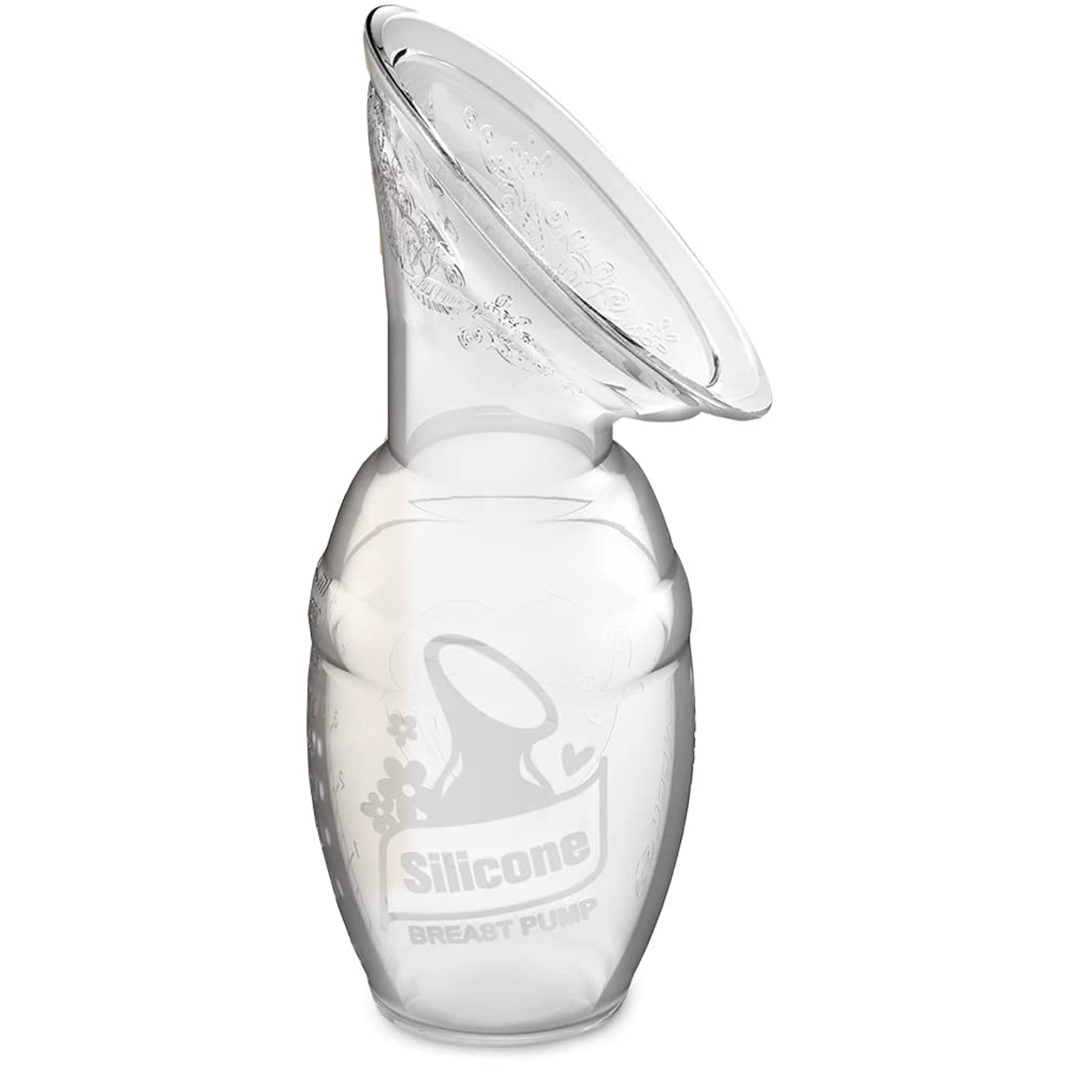 DClub Silicone Breast Pump for Breastfeeding Moms to Collect Breast Milk Pumping and Nursing Portable Breastmilk Catcher with Lid (100ml).-image-22