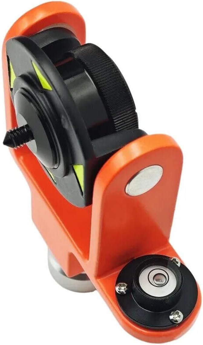 102B Mini Peanut Tilt Prism with Holder Frame Mount for Trimble for Topcon Total Station Surveying GPS, 5/8" Mounting Thread, 0mm/ -30mm Offset