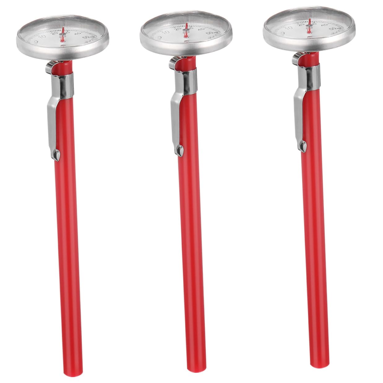 Car Air Conditioning Mechanical Thermometer 3pcs Set, Accurate Dashboard Auto Thermometer for Vehicle Interior Temperature Monitoring, Small Portable Gauge for Car Air Conditioner