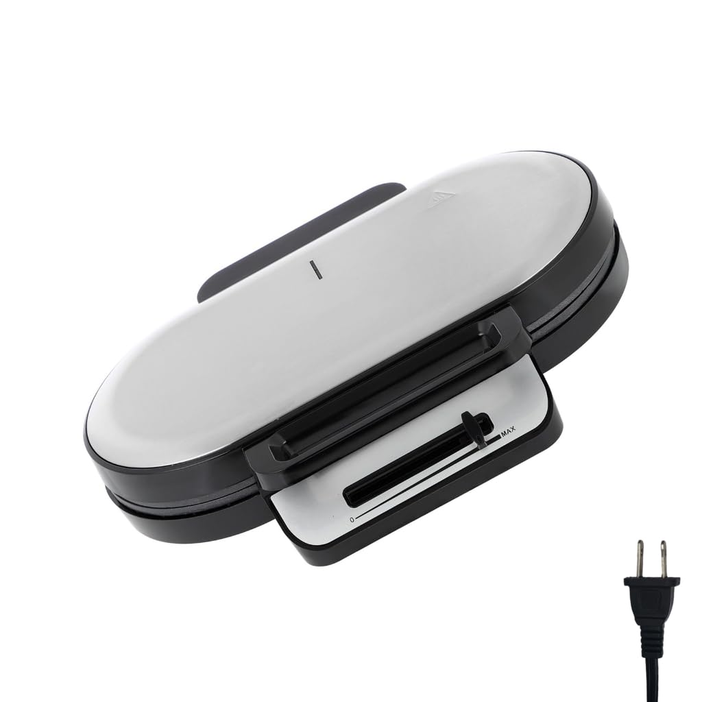 ZHIZHOUNEY Breakfast Maker Double Heart Waffles Maker with1200W Nonstick Cooking Plate Double Sided Heating Breakfast Maker Kitchen Accessory