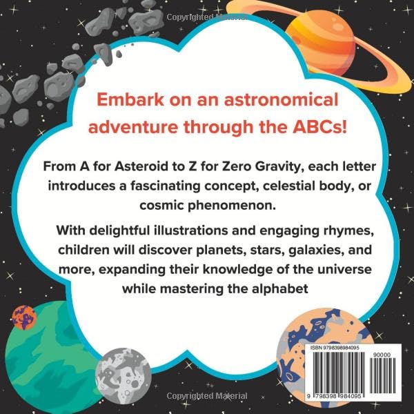 Miniatura 2 de ABCs An Adventure Through Space A rhythmic journey through the Cosmos for young readers