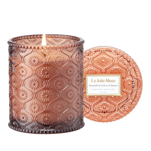 LA Jolie Muse - Velas perfumadas con llamas de terciopelo y...
