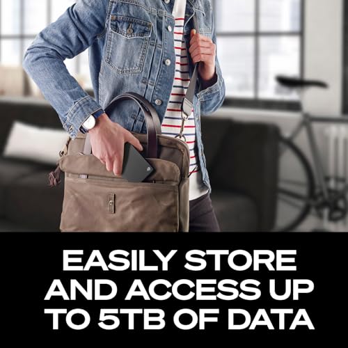 Image of Seagate Portable 5TB External Hard Drive HDD - USB 3.0 for PC, Mac, PS4, & Xbox - 1-Year Rescue Service (STGX5000400), Black