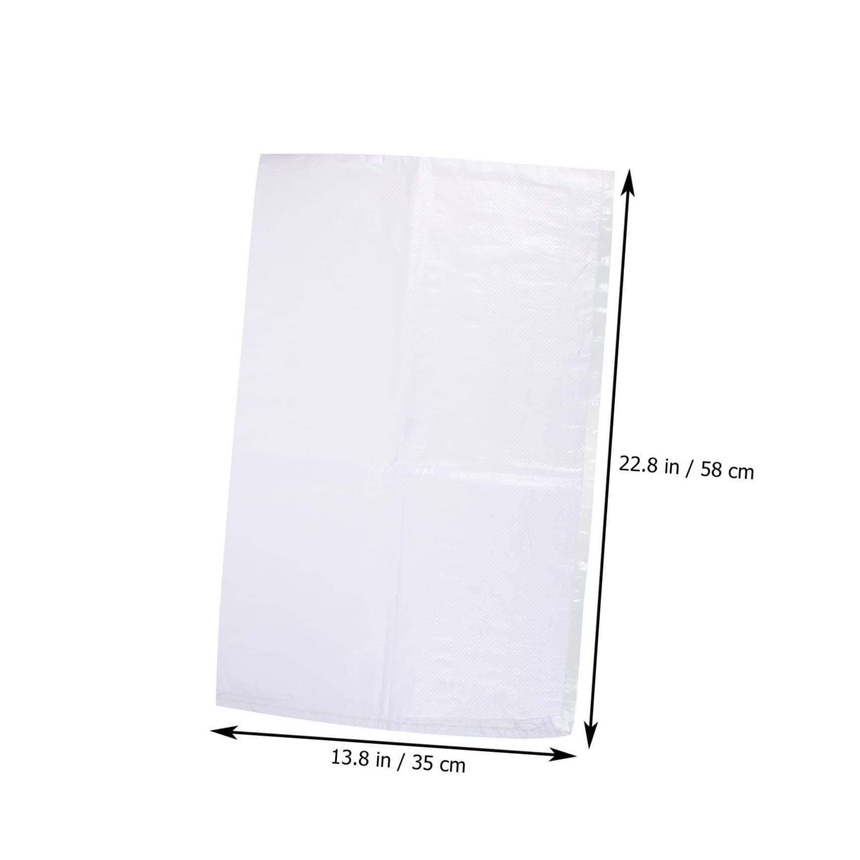 Gadpiparty 16pcs Flood Control Sandbags Cooler Bag Sand Bags Refuse Heavy Duty Bin Bags Pop up Tent Beach Bag Tent Fixed Sandbag Liners Sandbag Weights Beach Blanket Beach Umbrella Pp White