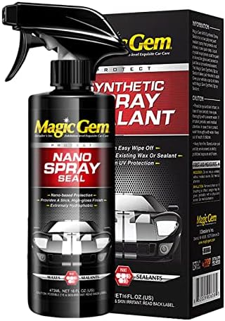 Magic Gem Nano Spray Seal, Car Wax Polish Spray (16 Fl Oz)