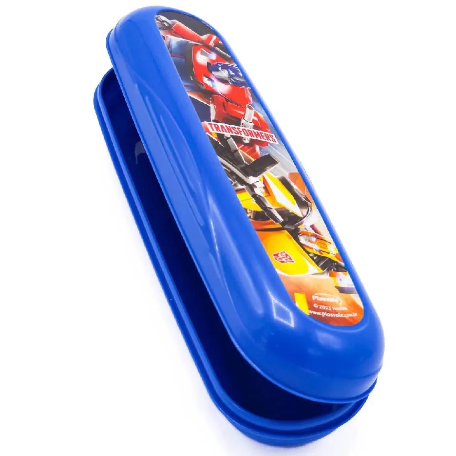 Estojo Porta Escova de Dente Infantil Transformers Plasvale