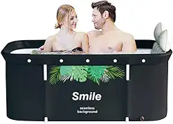 VG PLUS, Banheira Dobrável Retangular Com Acessorios Vg+ Smile