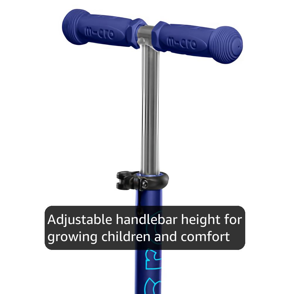 Micro Scooters | Maxi Micro Deluxe Foldable Children's Scooter | Big Wheels | Handlebar Adjustable | 5-12 Years | Boys & Girls
