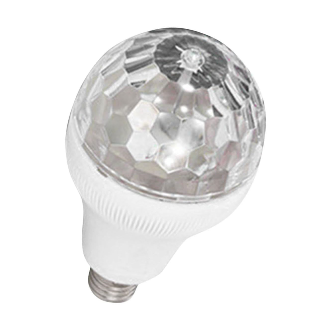 Housoutil Und Activated Disco Ball Light Bulb Rotating Led Bulb for Parties RGB Party Lights for Festive Events