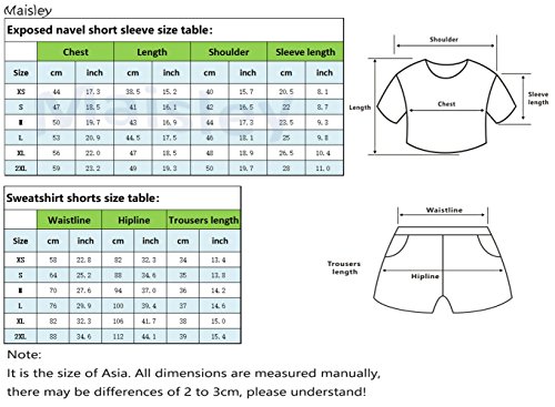 Maglia Fans KPOP T-Shirt Crop Top & Pantaloncini