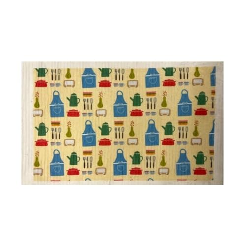 ドイツのフキン★デザインブリッツblitz「695)キッチンツール」 A4サイズ 200×300×5mm 【BLITZ ふきん 布巾 クロス キッチン キッチンクロス キッチンワイプ スポンジワイプ ドイツ製フキン 】 窓 ガラス 結露 水切りマット