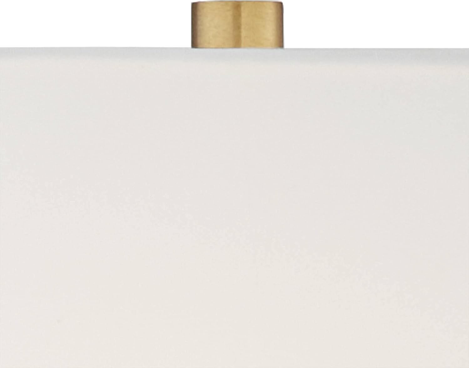 Tall Gold and Crystal Buffet Lamp with White Shade