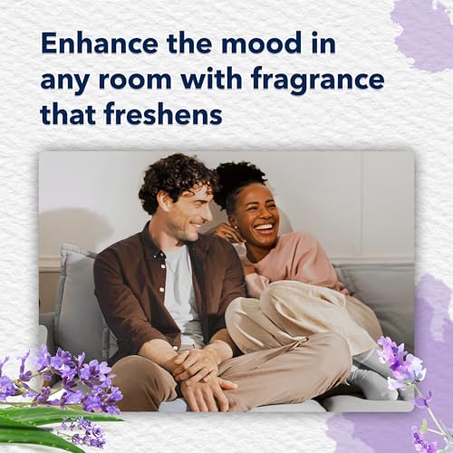 Image of Glade PlugIns Refills Air Freshener, Scented and Essential Oils for Home and Bathroom, Tranquil Lavender & Aloe, 3.35 Fl Oz, 5 Count