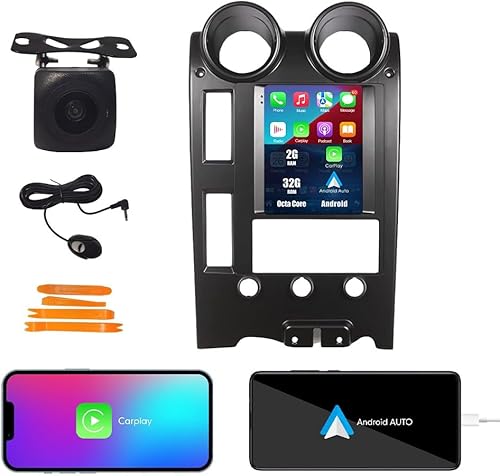 Miniatura 9 de Kunfine Tesla Style Car CarPlay Android Auto Navigation Stereo GPS Radio Cámara inversa 9.7 "IPS Pantalla táctil Headunit Tablet Media Player para