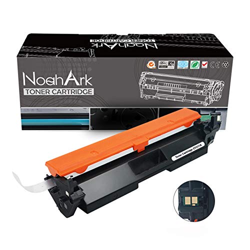 NoahArk 1 Pack CF217A Compatible 17A Toner Cartridge Replacement for HP Laserjet Pro MFP M130nw M130fn M130fw M130a Laserjet Pro M102w M102a M102 M130 Series Printer-1 Black,High Yield (with Chip)