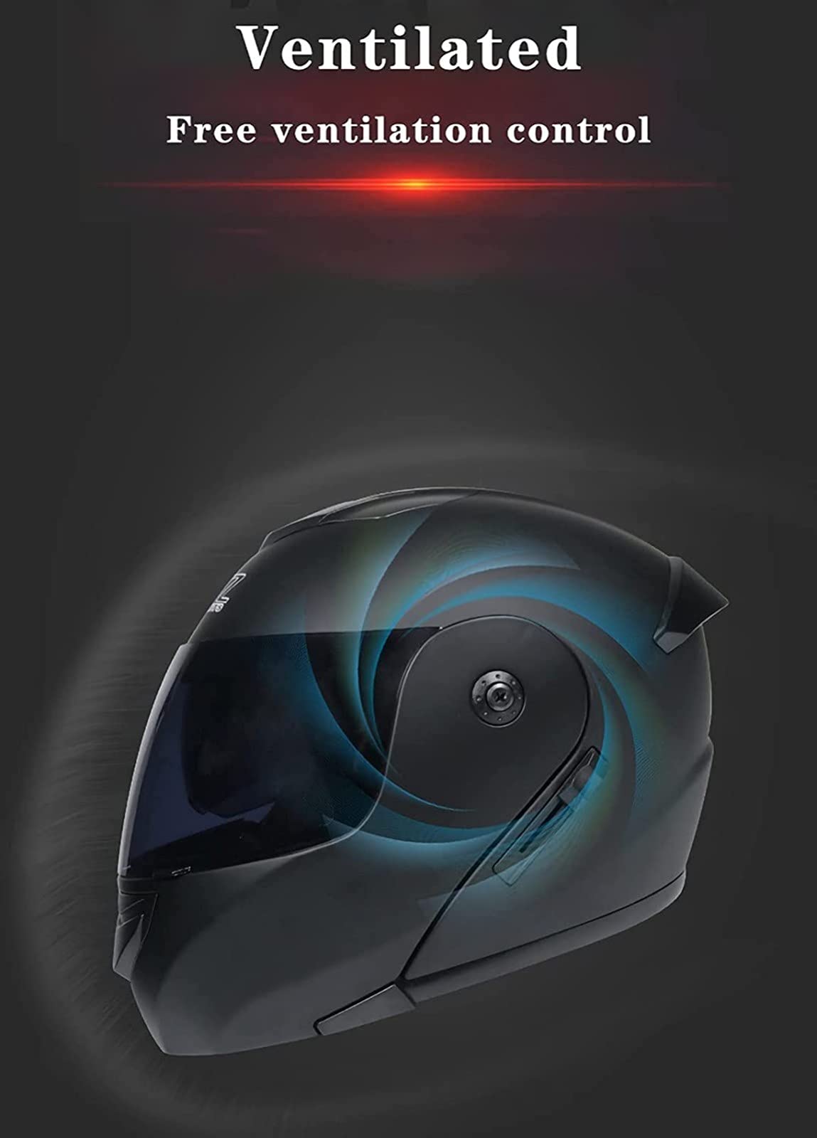 Modulaire Motorfiets Flip-Up Helm Dual Vizier Integraalhelm