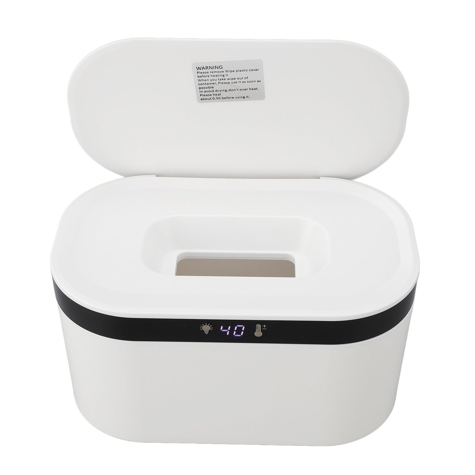 Wipe Warmer, Baby Wipe Warmer with Night Light LED USB 3 Modes Adjustable Portable Wet Wipe Dispenser Warmer for Car Baby Shower