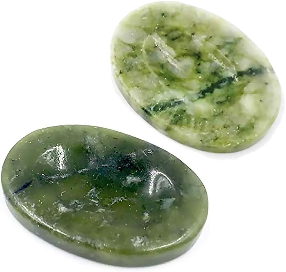 2 Irish Connemara Marble Worry Stones