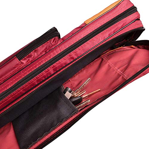 Zooboo Taichi Sword Carrying Bag - Chinese Kung Fu Sword Bag Single And Double Layer Sword Carrying Case Martial Arts Weapons Case Sword Shoulder Bag - Oxford Cloth With Pu (Blue, Double Layer) #TOP3