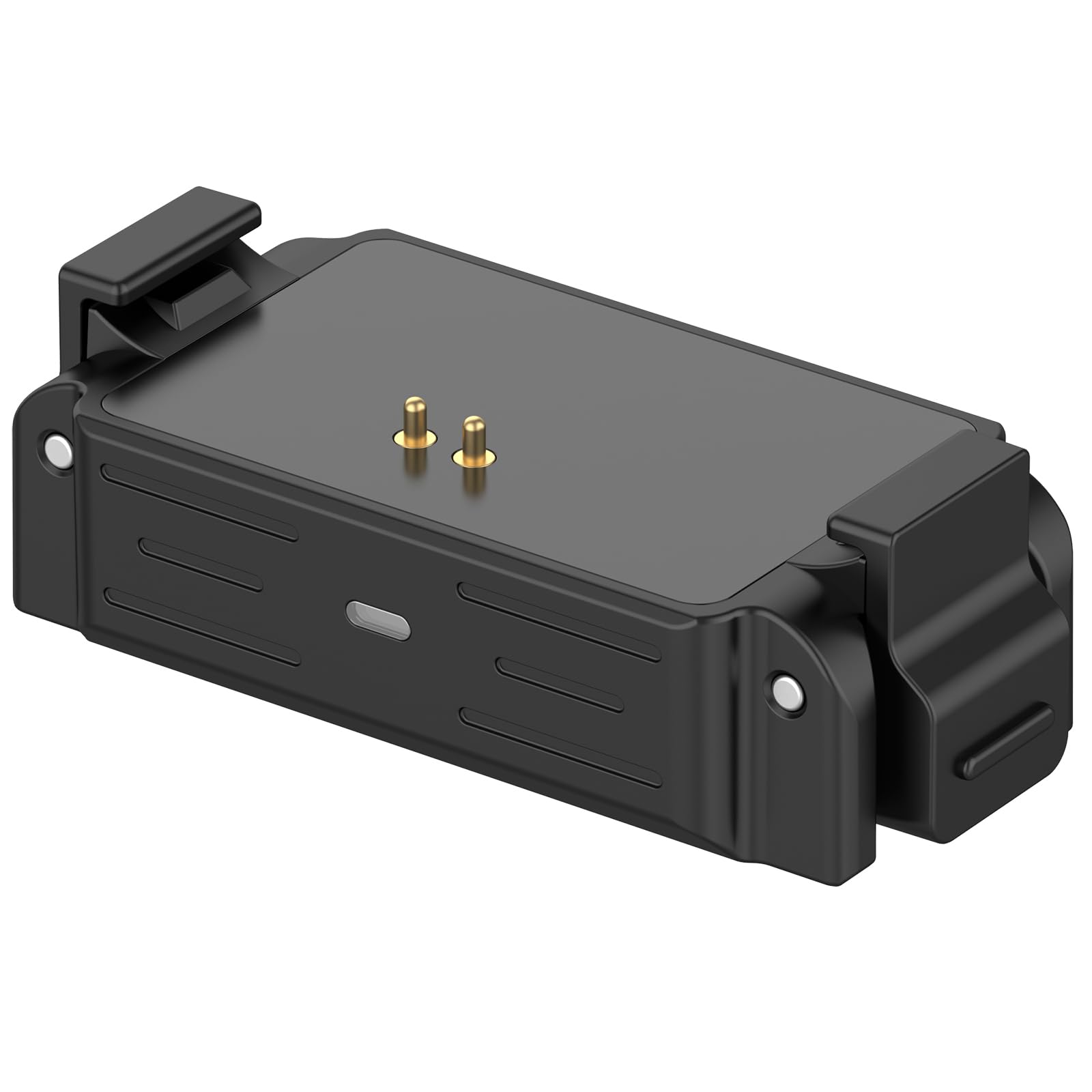 LOKEKE Kompatybilny z podstawą adaptera DJI Action 6, ładowarka Quick Release, stacja ładująca, stojak kompatybilny z DJI Osmo Nano z portem USB typu C, stop cynku, bez kabla do ładowania